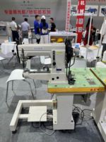 Machine à coudre industrielle à point noué à bras cylindrique simple aiguille, entraînement par point d'arrêt, grand crochet, modèle JN-205A, pour la confection de chaussures