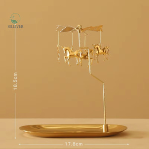 Portacandele girevole in metallo, - Product Image 2