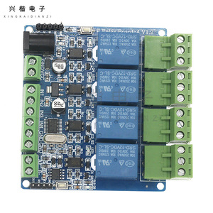 Modbus 4 Channel 12V <b>Relay</b> Module Rs485 Optocoupler Isolation I O Expansion Board For Industrial Control - Product Image 3
