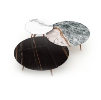 Ensemble de table à manger meubles de cuisine ensembles de table contemporains en verre MDF pieds en bois trempé trempé table à manger
