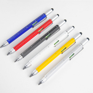 Outil multifonction Stylos à bille Stylo à bille personnalisé avec logo personnalisé en plastique multifonction pour écran tactile - Product Image 1