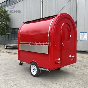 Carrito de venta ambulante de hot dogs, pizza, café pequeño, helados, restaurante móvil, remolque de comida rápida, camión en venta - Product Image 5