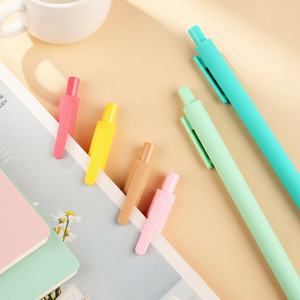 Venta al por Mayor de Bolígrafos de Plástico Multicolores con Recubrimiento de Goma, Bolígrafo con Logotipo Personalizado Impreso para Actividades Promocionales - Product Image 5