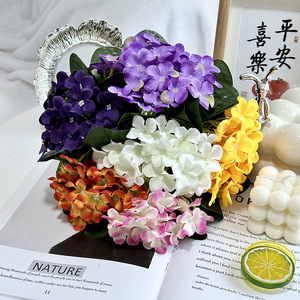 Arreglo de Flores Artificiales Queyiyi Violeta 80882 Hecho a Mano Decoración para el Hogar Accesorios para Bodas - Product Image 2