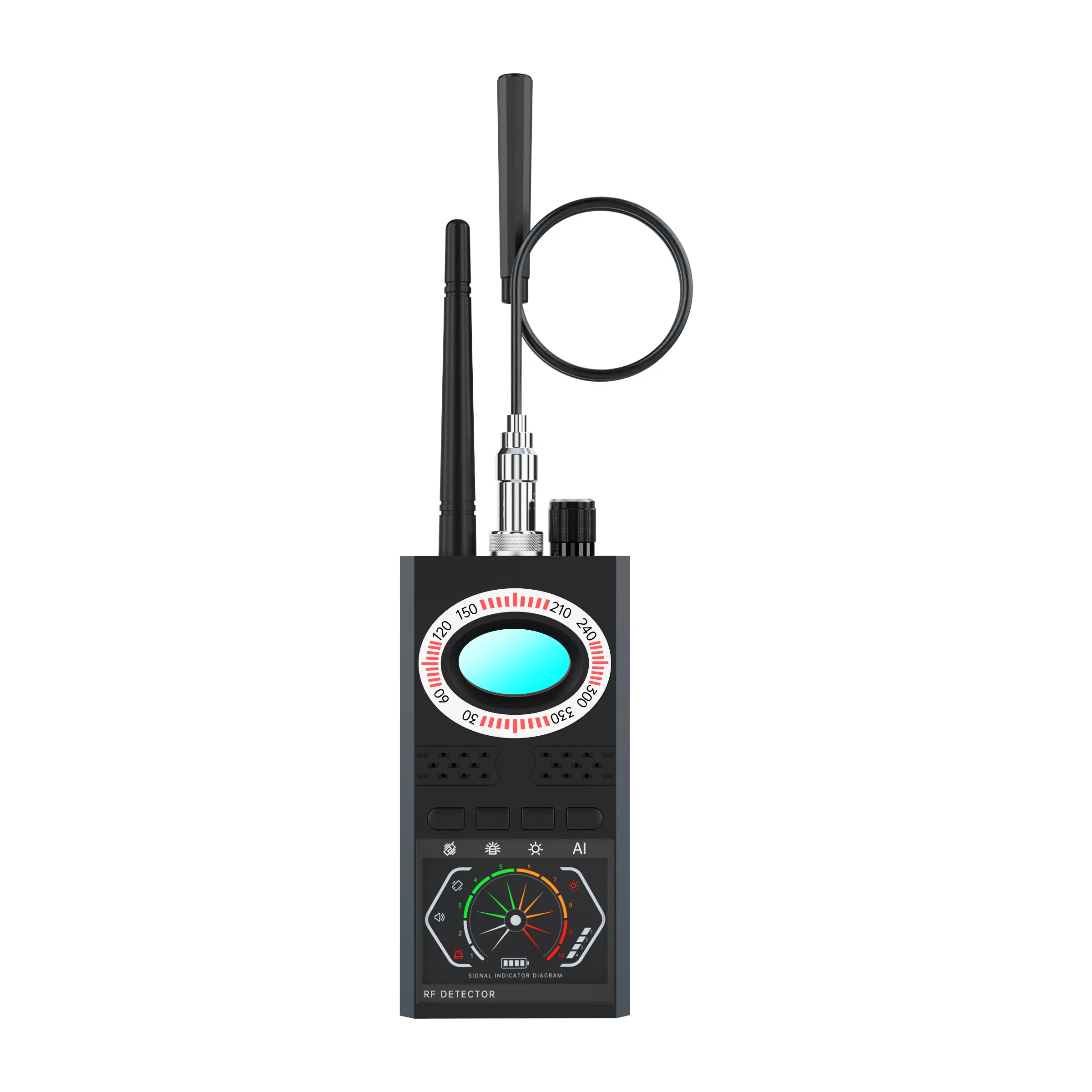 Oriteck mới k68s chống gián điệp Hidden máy ảnh Finder GSM GPS Bug Scanner ai chức năng tự động GPS Scanner RF tín hiệu Detector