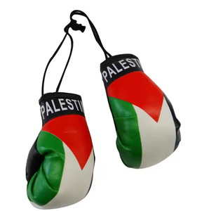 Guantes <span class=keywords><strong>de</strong></span> <span class=keywords><strong>boxeo</strong></span> <span class=keywords><strong>de</strong></span> diferentes banderas nacionales <span class=keywords><strong>de</strong></span> cuero PU <span class=keywords><strong>de</strong></span> tamaño pequeño con logotipo personalizado para espejo retrovisor <span class=keywords><strong>de</strong></span> coche, <span class=keywords><strong>accesorios</strong></span> colgantes - Product Image 1