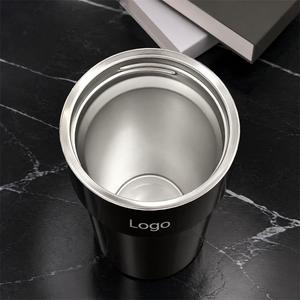 แก้วกาแฟสแตนเลสสุญญากาศแบบทันสมัยพร้อมฝาปิดและสายสะพาย - Product Image 5