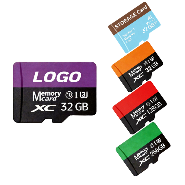 Original 32GB-64GB Mini SD Card Plastic True Capacity Flash Memory Card V30 Speed CE Certified