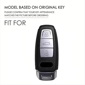 Funda de silicona para llave de coche, carcasa para Audi A6 A6L A7 A8 A8L A3 <span class=keywords><strong>E</strong></span>-<span class=keywords><strong>tron</strong></span> <span class=keywords><strong>55</strong></span> Q7 <span class=keywords><strong>Q8</strong></span> C8 2019 2020 2021 - Product Image 6