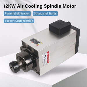 Motor de Husillo Cuadrado para Router CNC, Modelo Nuevo de Última Generación, 12kw, 12000 <span class=keywords><strong>RPM</strong></span>, ER40, 380V, 400 <span class=keywords><strong>Hz</strong></span>, Venta Caliente - Product Image 4