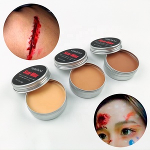 Cera de Maquillaje para Pintar Caras, 3 Colores, Cicatrices de Halloween, Cejas, Cera Natural para la Piel, para <span class=keywords><strong>Efectos</strong></span> <span class=keywords><strong>Especiales</strong></span>, Maquillaje Teatral - Product Image 1