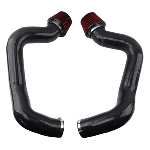 Sistema de Admisión de Aire Frío de Aluminio AOSU (Negro + Rojo) para M5 M8 M550i XDrive 4.4L V8 Twin Turbo AIM105-BK-RD (2020+) - Product Image 2