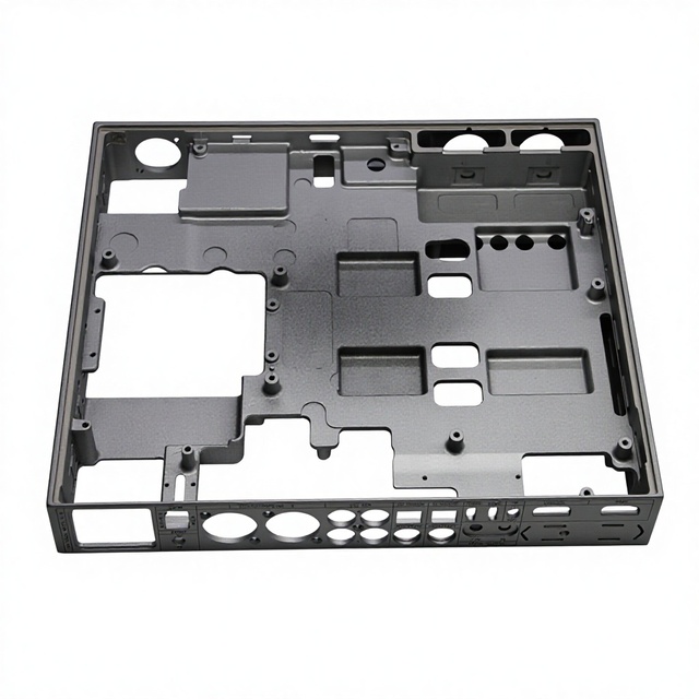 Custom Manufacture Die Cast Audio Amplifier Enclosure Industrial Grade Aluminum Amp Housing Power Amp Chassis OEM Factory