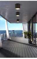 Spot Étanche IP65 Monté en Surface Down Light Spot Lampe Cob 7W 12W 20W 30W Extérieur Balcon Terrasse Plafond Led Downlight