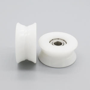 ลูกกลิ้งรางลวดเชือกนิรภัยสำหรับอุปกรณ์ฟิตเนส รุ่น S608ZZ  แบบร่องรูปตัวยูเคลือบพลาสติก (8*40*19 มม.) - Product Image 3