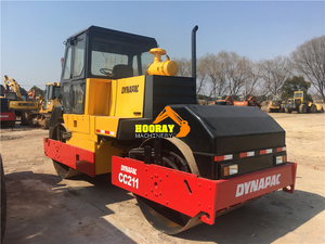 Used DYNAPAC CC211 Double Drum Road Roller Vibratory Road Roller High Quality and High Working Efficiency Is for Sale - Product Image 5