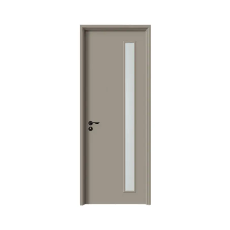 Contemporary Cheap Modern Interior Wooden Single Melamine Laminated Wood Doors for Indoor Room laminated plywood veneer door
