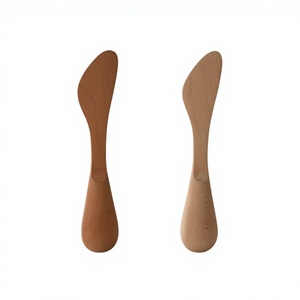 Juego de Cuchillos para Queso de Madera, Diseño Minimalista, Acabado Espejo, Ecológico, para Bodas, Cuchillo para Untar Mantequilla - Product Image 4