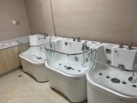 Baignoire pour animaux de compagnie à usage domestique avec système d'ozone pour salon de toilettage professionnel pour animaux