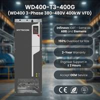 Variador de Frecuencia HYTECON Industrial de 3 Fases y 540 HP (400 kW) VFD 380V WD400-T3-400G para Bombas Grandes y Molinos de Minería