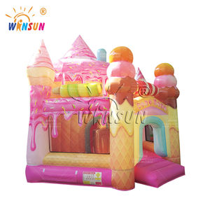 Château gonflable commercial personnalisé WINSUN, thème glace, PVC ignifuge sans plomb, installation facile pour les enfants, aire de jeux extérieure - Product Image 2