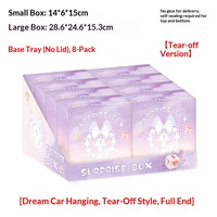 Présentoir pliable personnalisé pour boîtes mystères avec plateau de comptoir PDQ, présentoir multi-niveaux en carton pour jouets de collection en détail