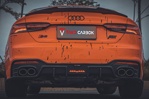 สปอยเลอร์หลังคาร์บอนไฟเบอร์ยี่ห้อ TAKD CARBON น้ำหนักเบา ดีไซน์ใหม่ สำหรับ <span class=keywords><strong>AUDI</strong></span> A5,S5 PA B9.5 - Product Image 5
