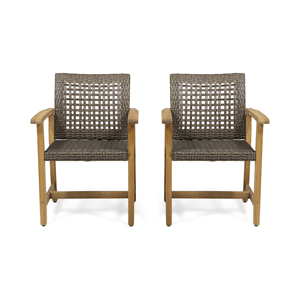 ชุดเก้าอี้รับประทานอาหารเชือกทนทานทันสมัยจำนวน 2 ตัว - Product Image 2