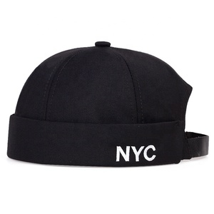 Casquette Docker sans visière blanche à 6 panneaux pour femme, motif pois et léopard, personnalisable avec logo, style sportif en dobby, casquette sans visière pour propriétaire <span class=keywords><strong>de</strong></span> maison - Product Image 2
