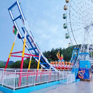 UFO volant pliable manèges jeu de soucoupe volante Tagada Disco tour <span class=keywords><strong>sur</strong></span> <span class=keywords><strong>remorque</strong></span> jeu de soucoupe volante équipement d'amusement de tour en plein air - Product Image 1