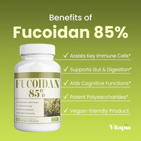 Capsules de Fucoidan Poudre d'extrait de Fucoidan de soutien de force de santé immunitaire de supplément de soins de santé Offres Spéciales Capsules de Fucoidan
