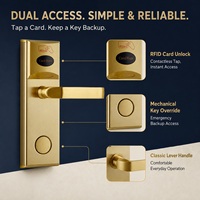 Système de serrure de porte d'hôtel de haute qualité avec logiciel de gestion gratuit, sécurité par carte intelligente pour chambre d'hôtel