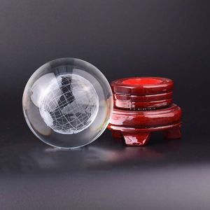 Exquisite K9 <b>Crystal</b> <b>Ball</b> Ornament with Inner Engraving Ideal for Magic Lamp Decor & Photography Props - Product Image 4