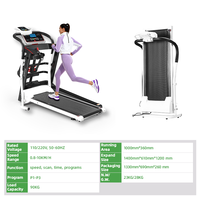 Equipo de Fitness para el Hogar, Caminadora Eléctrica Plegable, Caminadora Fácil de Usar, Máquina para Correr, Caminadora para Gimnasio en Casa