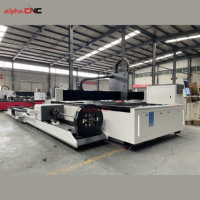 Mesin Pemotong Laser Serat CNC Siap Kirim 500W/1000W/1500W Kontrol Cypcut Didukung AI untuk Pipa & Plat Logam 3-Axis