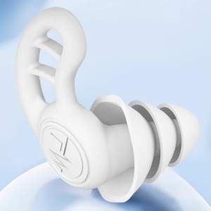 छात्रों के आउटडोर साउंडप्रूफ इयरप्रूफ इयरप्लग सिलिकॉन वाटरप्रूफ एंटी-शोर पोर्टेबल इयरप्लग बहु-उद्देश्य घरेलू रसायन - Product Image 1