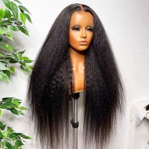HQ Mixed Proc Discount Factory Wholesale Durable 100% Brazilian Raw Human Hair <b>Wig</b> 13X4 <b>Lace</b> Frontal <b>Wigs</b> - Product Image 2