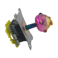 Vente Flash JYUEE Joystick d'Arcade Multicolore Brillant à 2/4/8 Directions avec Micro-interrupteur Modèle IP 45MM PC Plastique + Métal