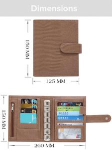 Etsy Meilleure vente Portefeuille à anneaux A7 comme agenda Planners/Enveloppes à monnaie Portefeuilles avec feuille de mouche, sacs à fermeture éclair et papier disponibles - Product Image 5