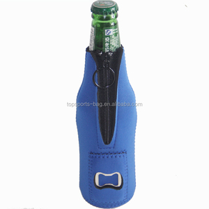 Funda aislante de botella de cerveza de neopreno de 12 oz Abridor de botellas incorporado - Product Image 3