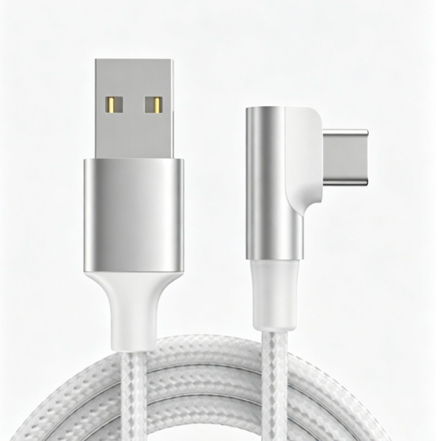 <strong>2026</strong> New Arrival 90 Degree Fast <strong>Charging</strong> <strong>Cable</strong> Nylon Braided USB to Type-C Anti-interference Safe <strong>Charging</strong> <strong>Multi</strong> Color Stock