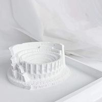 Diffuseur d'arômes créatif en pierre de plâtre Colisée romain, ensemble cadeau d'huiles essentielles, ornement parfumé