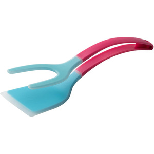 Pinzas Espátula de Silicona Resistentes al Calor, Antiadherentes 2 en 1 para Agarrar y Voltear, Pinzas de Cocina para Panqueques, Pescado y Huevos - Product Image 1