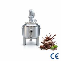 Mélangeur de chocolat 500L 1000L utilisé industriel raffineur de conchage de chocolat raffineur de boule de chocolat7 500Kg raffineur de chocolat