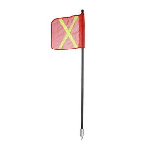 Drapeau de fouet minier de qualité supérieure avec poteau comprenant un <span class=keywords><strong>menuisier</strong></span> de drapeau de mine Snap on Fittings - Product Image 1