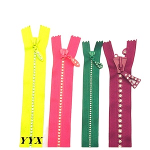 <span class=keywords><strong>Fermeture</strong></span> éclair en diamant noir à <span class=keywords><strong>double</strong></span> pierre, <span class=keywords><strong>fermeture</strong></span> éclair ouverte - Product Image 5