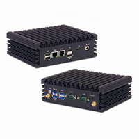 Linkleaps 12th Gen N100 Fanless Mini PC industrial 4GB RAM 2x 2.5GbE 2x RS232 RS485 3x HD Displays Computadora integrada Producto caliente