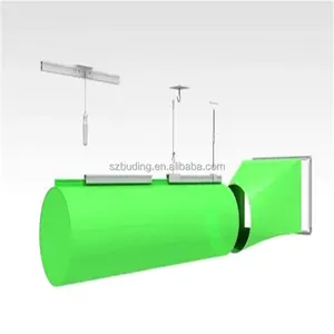 Conduit de tissu antibactérien de conception industrielle de solidité de couleur élevée pour la sortie de CVC