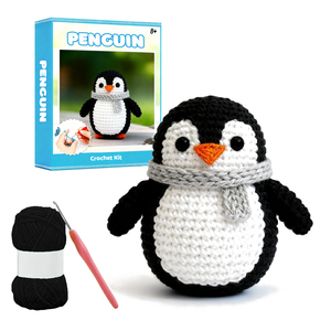 Jouets pour enfants personnalisés 2025, animaux au crochet faits à la main, kit de crochet pour couple, cadeaux naturels au crochet pour enfants, animaux au crochet - Product Image 1