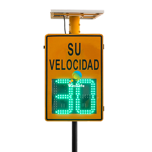 Panneau <span class=keywords><strong>radar</strong></span> <span class=keywords><strong>de</strong></span> vitesse variable solaire Doppler à haute luminosité et clignotement excessif pour la mesure <span class=keywords><strong>de</strong></span> vitesse en temps réel dans les zones scolaires et minières - Product Image 1